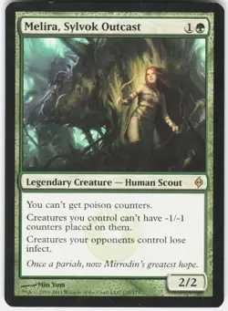 Melira, Sylvok Outcast R New Phyrexia 115 MP Normal - Image 1