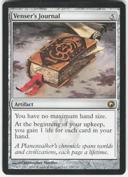 Venser's Journal R Scars of Mirrodin 220 LP Normal - Image 1