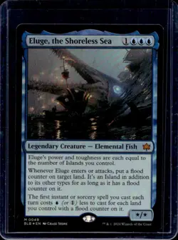 2024 Magic MTG Bloomburrow Eluge Shoreless Sea Foil #49 - Image 1
