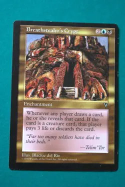 Breathstealer’s Crypt - MTG - Visions - Lightly Played - Magic the Gathering - Image 1