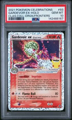 2021 POKEMON CELEBRATIONS CLASSIC COLLECTION #93 GARDEVOIR EX-HOLO PSA 10 - Image 1