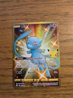 Mew (025/025) -- Pokemon TCG: Celebrations-- NM Condition -- *Secret Rare* - Image 1