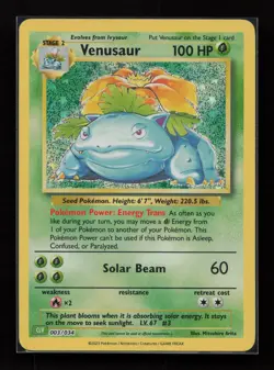 Venusaur 003/034 holo TCG Classic Venusaur Pokemon Near Mint - Image 1