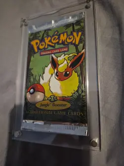 Pokemon WOTC Jungle Booster Pack Flareon Art New And Sealed Unweighed - Image 1