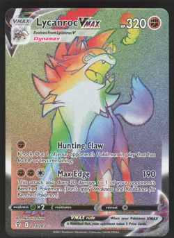 Lycanroc VMAX 213/203 Secret Rare Pokemon TCG Evolving Skies NM - Image 1