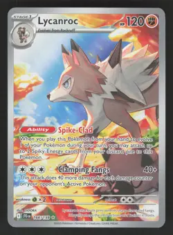 Lycanroc 166/159 Pokemon TCG SV09: Journey Together NM - Image 1