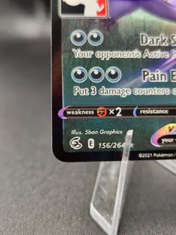 Gengar V 156/264 Prize Pack: Series 2 Pokemon Play! Stamp Mint Condition Clean - Image 5