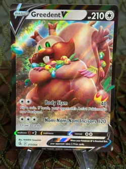 GREEDENT V 217/264 ~ Pokemon TCG: Fusion Strike - Image 1