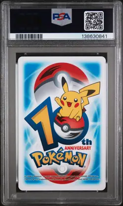 2006 POKEMON CENTER 10TH ANNIVERSARY PLAYING CARDS BLUE DECK SCYTHER PSA 10 - Image 2