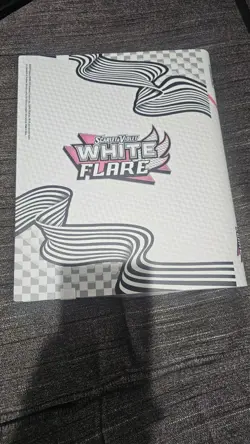 POKEMON OFFICIAL WHITE FLARE BINDER Collection *BINDER ONLY* - Image 2