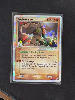 Regirock 98/101 EX Hidden Legends Shattered Ice Pokemon Card NM-Mint - Image 1