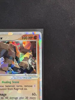 Regirock 98/101 EX Hidden Legends Shattered Ice Pokemon Card NM-Mint - Image 4