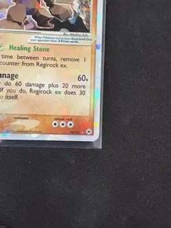 Regirock 98/101 EX Hidden Legends Shattered Ice Pokemon Card NM-Mint - Image 5