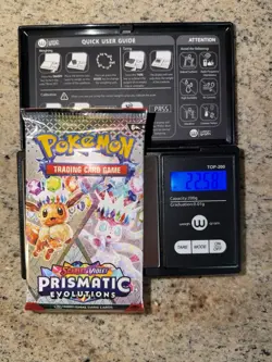 🔥1x 22.58🔥 HEAVY! GOD PACKU! Prismatic Evolutions Sealed Pack! PRE S&V Pokemon - Image 1