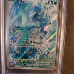 Pokemon TCG Articuno Journey Together Illustration Rare Holo 161/159 PSA 10 - Image 2