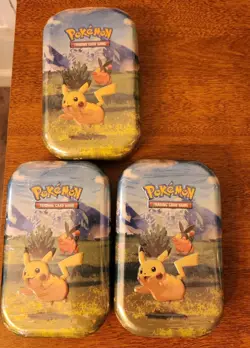 Pokemon TCG 2026 Mega Evolution Ascended Heroes Mini Tin Lot of 3 Factory Sealed - Image 1