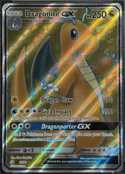 PSA 10 Gem Mint Dragonite GX Full Art FA 67/70 2018 Pokemon Dragon Majesty Holo - Image 3