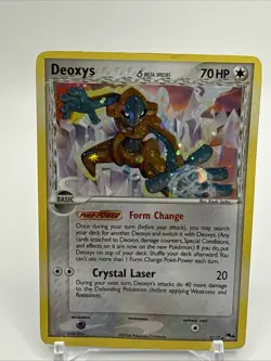Pokemon TCG Deoxys (Delta Species) 2/17 POP Series 4 2006 Holo - CREASE - Image 1