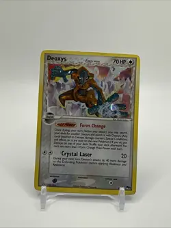 Pokemon TCG Deoxys (Delta Species) 2/17 POP Series 4 2006 Holo - CREASE - Image 2