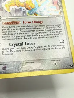 Pokemon TCG Deoxys (Delta Species) 2/17 POP Series 4 2006 Holo - CREASE - Image 3