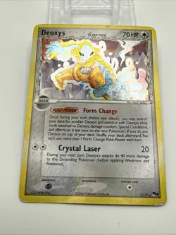 Pokemon TCG Deoxys (Delta Species) 2/17 POP Series 4 2006 Holo - CREASE - Image 5
