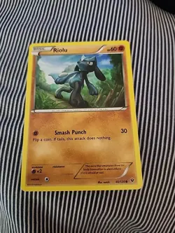 Pokemon TCG Riolu 46/124 Fates Collide Regular - Image 1