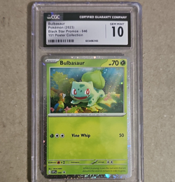 Pokemon Bulbasaur Promo Cosmos Holo #046 CGC 10 Sv: Scarlet & Violet 2023 - Image 1