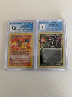 Pokemon Charizard Gold Star Holo EX Dragon Frontiers 2006 CGC 7 READ DESCRIPTION - Image 1