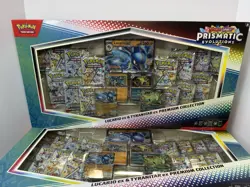 Prismatic Evolutions Lucario Tyranitar EX Premium Collection Pokemon LOT OF 3 - Image 5