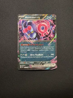 Pokemon TCG Munkidori ex 037/064 Sv: Shrouded Fable Double Rare Near Mint - Image 1