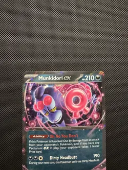 Pokemon TCG Munkidori ex 037/064 Sv: Shrouded Fable Double Rare Near Mint - Image 3