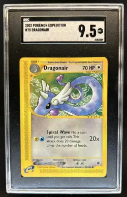 2002 Pokemon Expedition Dragonair #75/165 SGC 9.5 - Image 1
