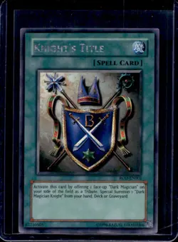 2004 Yu-Gi-Oh Reshef of Destruction Promos Knight's Title #ROD-EN002a - Image 1