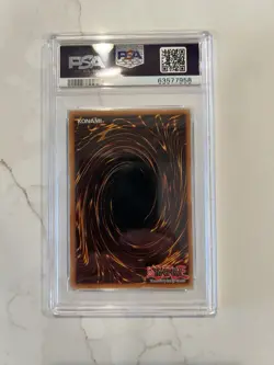 PSA 8 Dark Magician Girl Secret Rare MFC-000 YuGiOh 2003 Magician's Force - Image 2