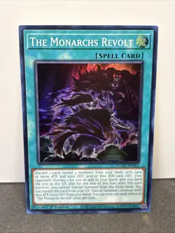 The Monarchs Revolt DUAD-EN062 Yugioh TCG 1st Ed. Holo Super Rare - Image 1