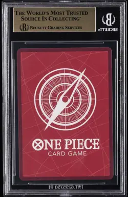 2025 ONE PIECE PROMOS ENGLISH VERSION 2ND ANNIV MONKEY D. LUFFY L BGS 10 - Image 2