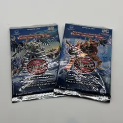 CHAOTIC TCG - M'arrillian Invasion TURN OF THE TIDE BOOSTER 1ST EDITION x2 - Image 1