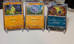 Pokemon PAL 110/193 Larvitar, 111/193 Pupitar, Tyranitar 135/193 Cosmos Holos - Image 1