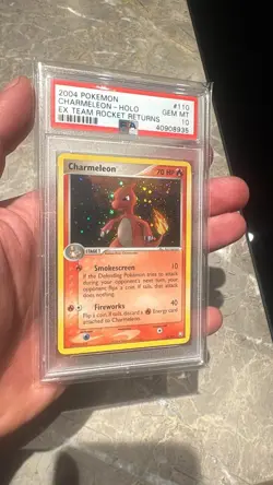 Pokemon Charmeleon EX Team Rocket Returns Holo Secret Rare #110 PSA 10 Gem Mint - Image 1