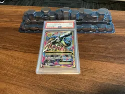 2016 Pokemon XY F.A. M Blastoise EX PSA 9 Mint Evolutions 102/108 - Image 1