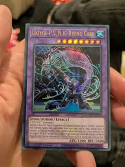 BLMM-EN079 "Ukiyoe-P.U.N.K. Rising Carp"Emblazoned Ultra Rare YuGiOh! - Image 1