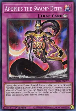PHHY-EN097 Apophis The Swamp Deity Super Rare 1st Edition Near Mint YuGiOh TCG - Image 1
