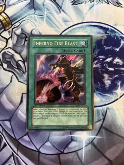 (UU) Yugioh! Inferno Fire Blast SOD-EN042 Ultra Rare 1st Edition MP/LP - Image 1