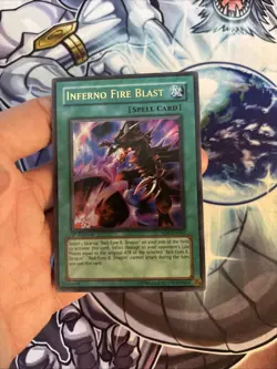 (UU) Yugioh! Inferno Fire Blast SOD-EN042 Ultra Rare 1st Edition MP/LP - Image 2