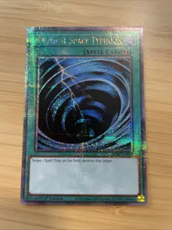 Yugioh! Mystical Space Typhoon - RA02-EN048 - Quarter Century Secret Rare - 1st - Image 1