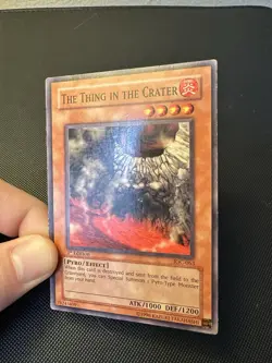 Yugioh! The Thing In The Crater IOC-063 Common 1st Edition NA English Vintage - Image 2
