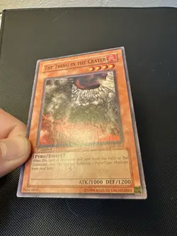 Yugioh! The Thing In The Crater IOC-063 Common 1st Edition NA English Vintage - Image 3