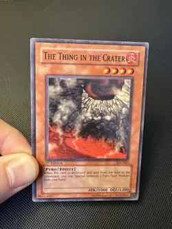 Yugioh! The Thing In The Crater IOC-063 Common 1st Edition NA English Vintage - Image 4