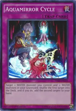 THSF-EN060 Aquamirror Cycle Super Rare 1st Edition Near Mint YuGiOh TCG - Image 1