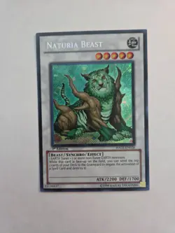 Naturia Beast HA02-EN026 Secret Rare 1st Ed NM Yugioh - Image 1